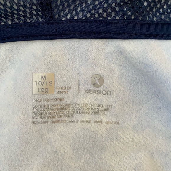 Xersion Boys Full Zip Hoodie Light Jacket Camo American Navy Size M 10/12 reg - Picture 9 of 12